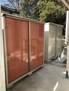 物置設置で収納力抜群に(^^)/スマイルガーデン｜新居浜市｜住まいる 