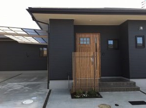 スタイリッシュなシンプルモダン外構 スマイルガーデン 新居浜市 スマイルガーデン エクステリア 外構 ガーデン設計施工