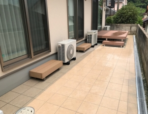 お庭のリフォームで明るくお手入れも楽に スマイルガーデン 新居浜市 スマイルガーデン エクステリア 外構 ガーデン設計施工